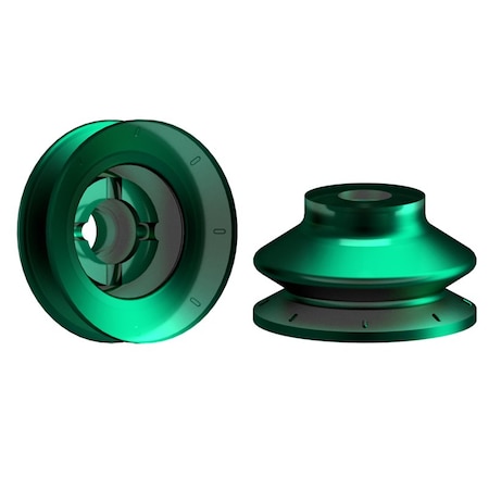 Fipa Bellows vacuum cup diam. 37 mm, Monoflex  green 50 Degrees 23.037.266.22